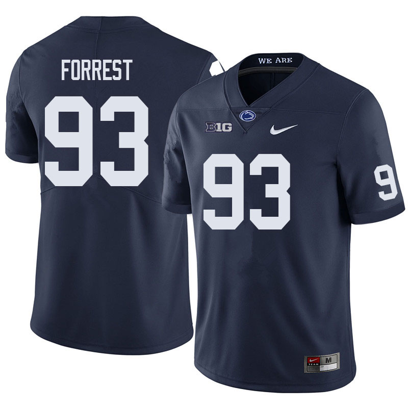 Men #93 Levi Forrest Penn State Nittany Lions College Football Jerseys Sale-Navy - Click Image to Close